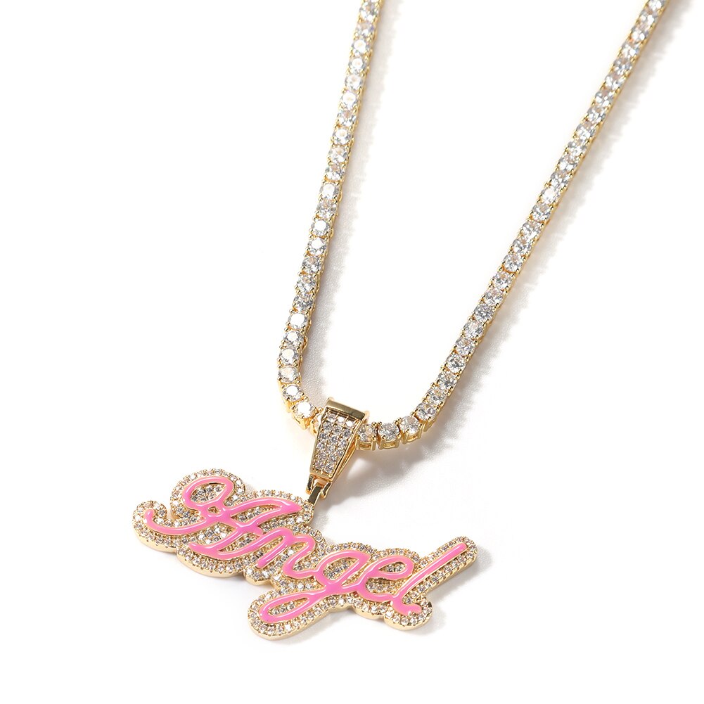 VVS Enamel Personalized Necklace
