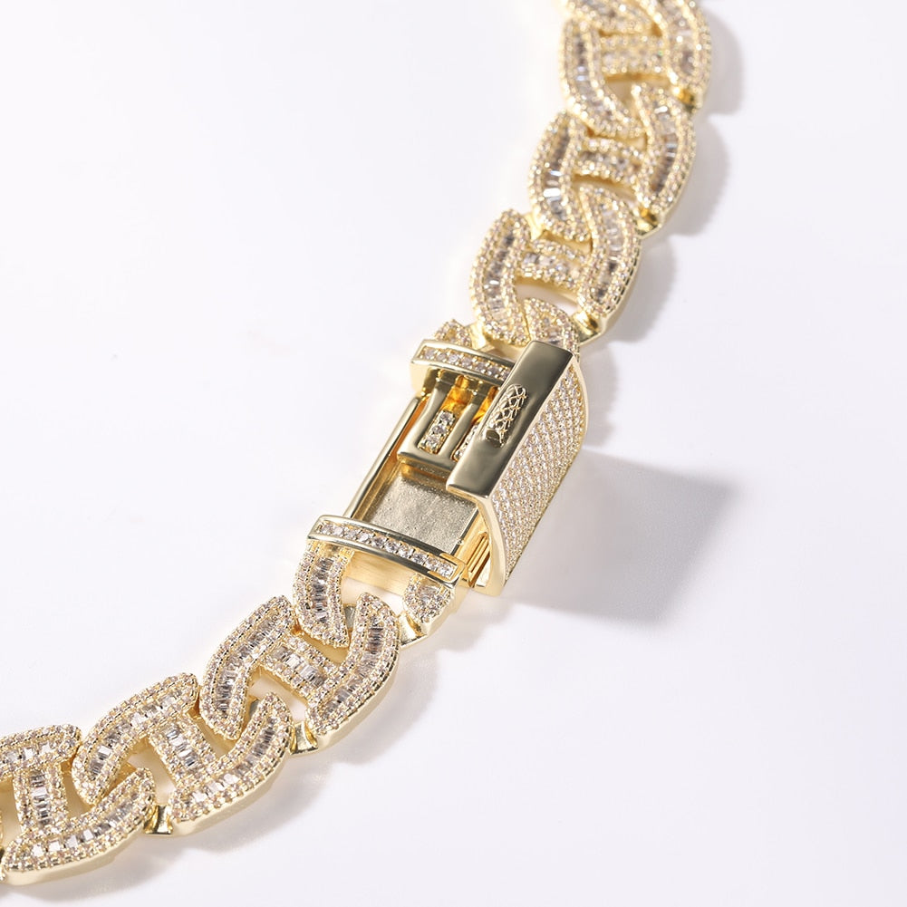 17mm Prong Baguette Bracelet