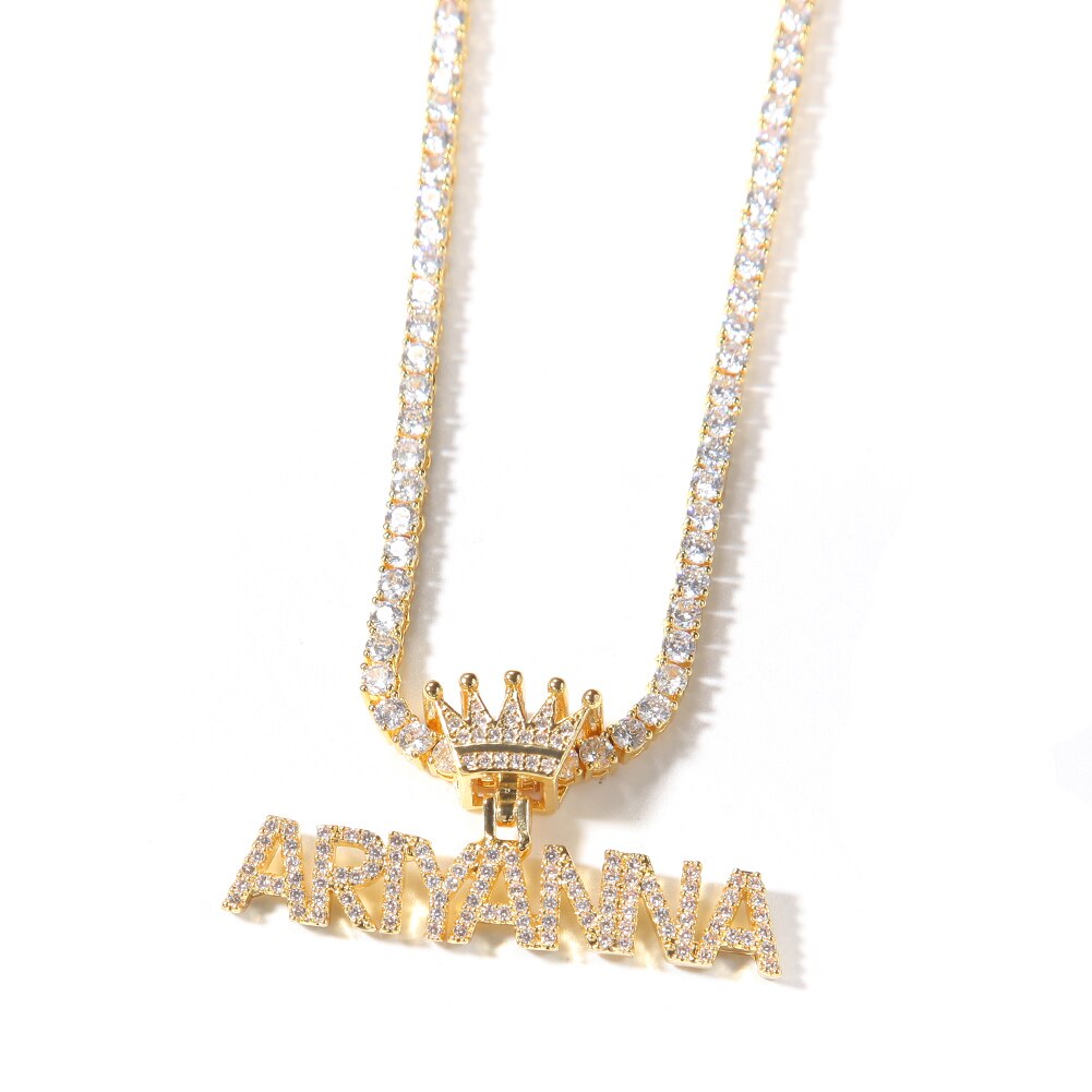 Royal Mini Personalized Name Pendant