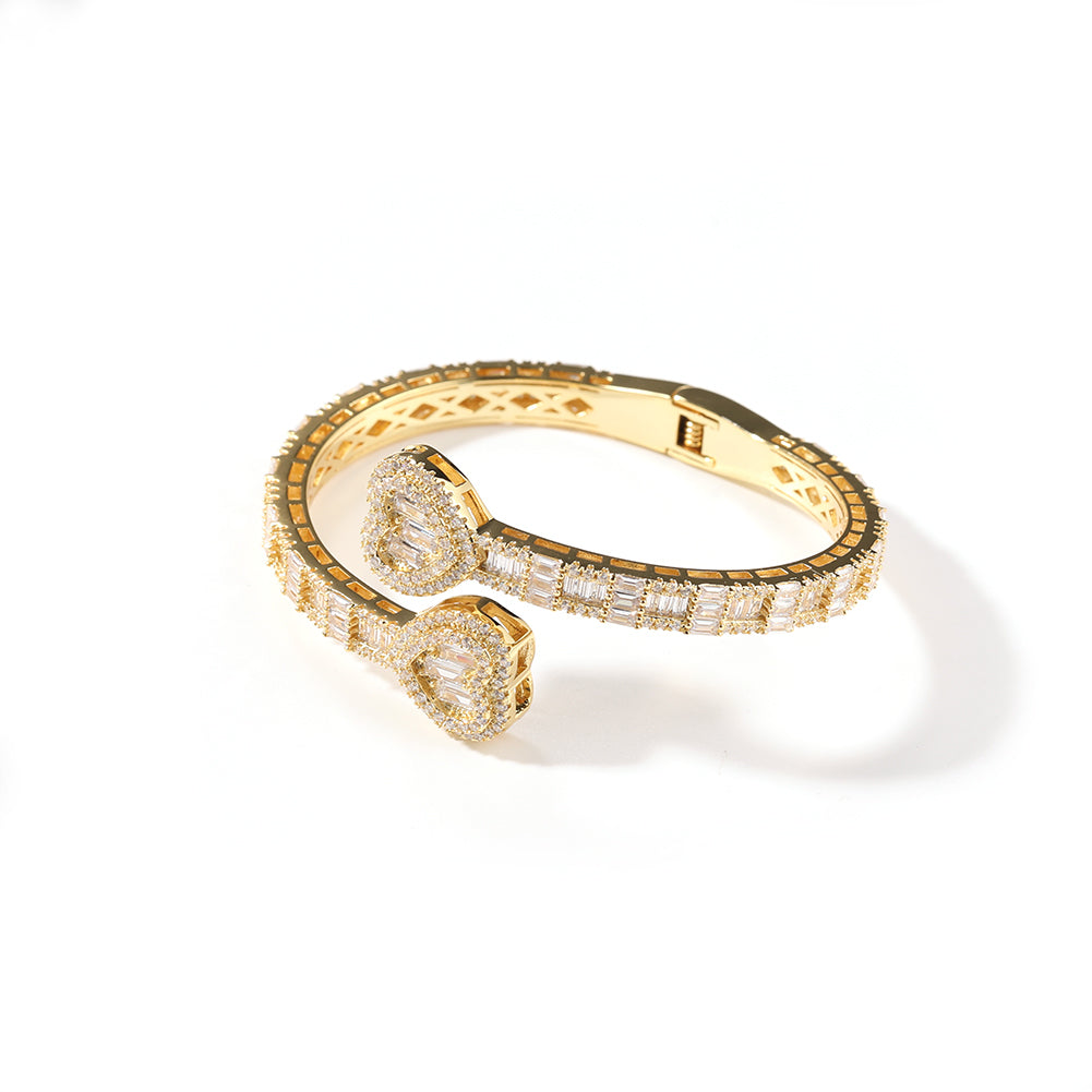 Cupid Baguette CZ Bangle