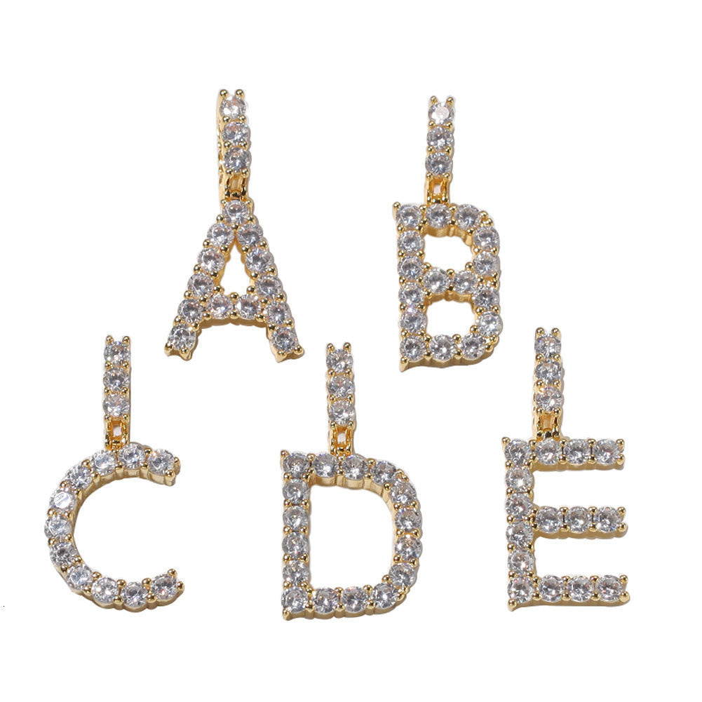 Icy Diamond Initial Necklace