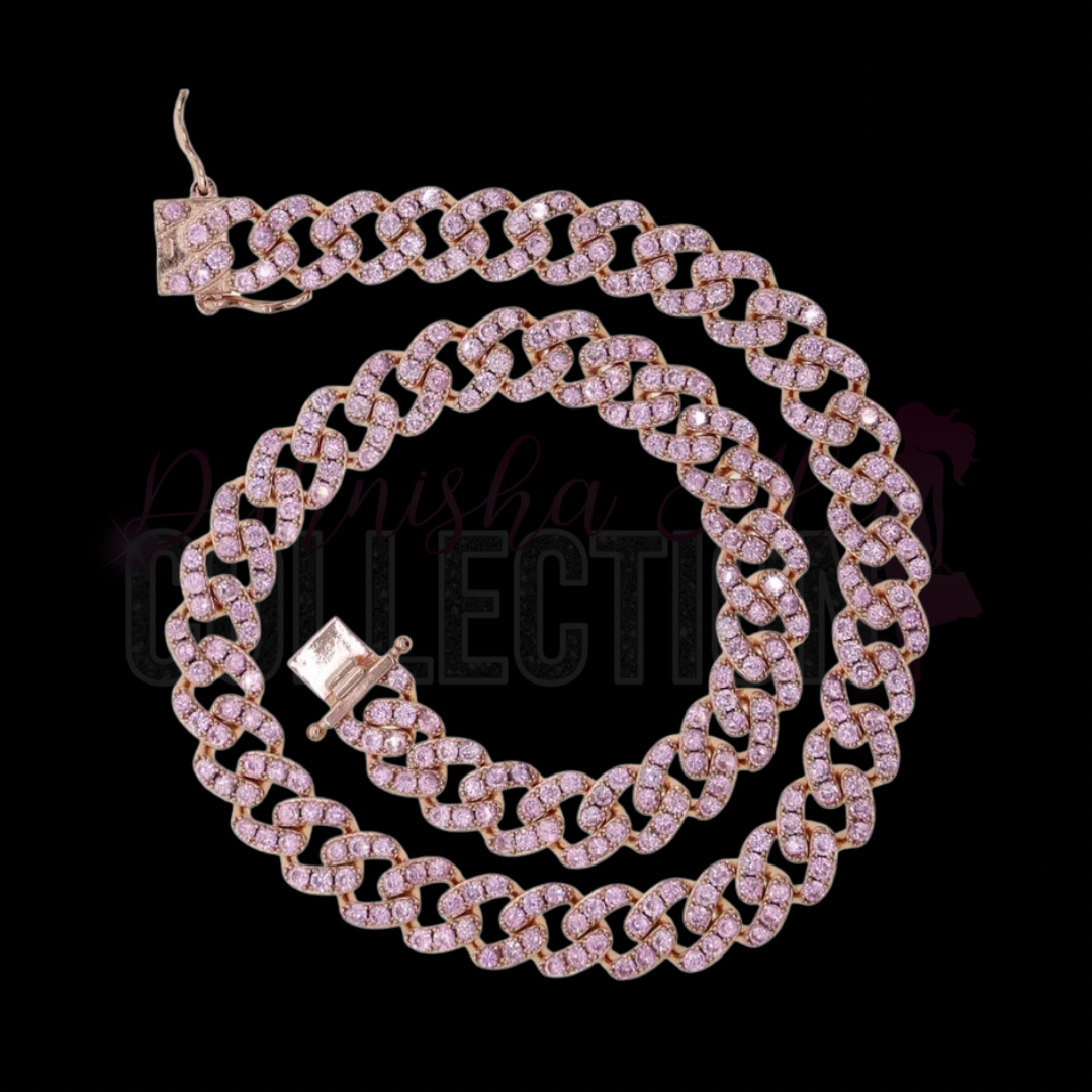 Encrusted Cuban Link Necklace