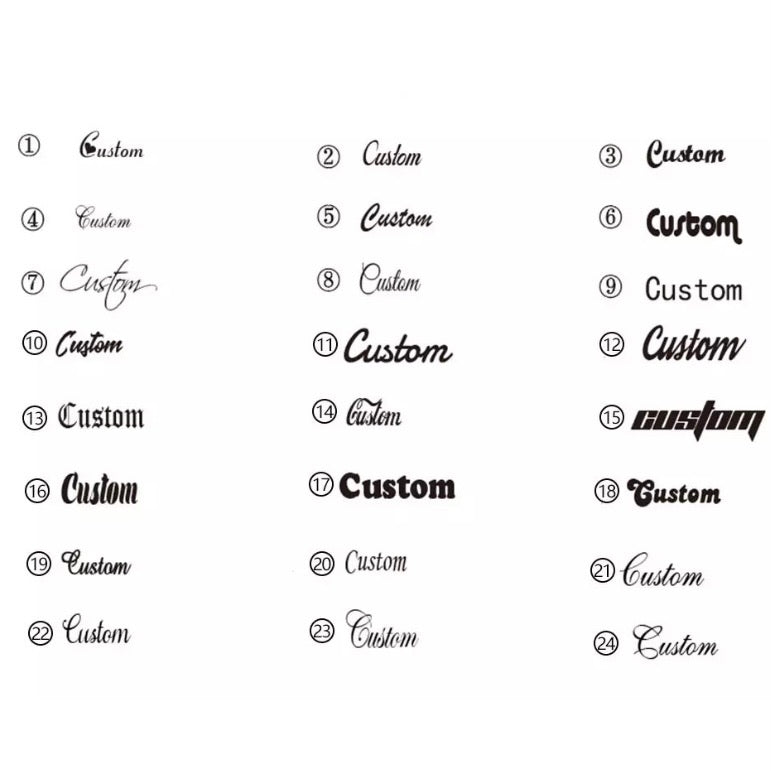 Cuban Link Custom Script Necklace