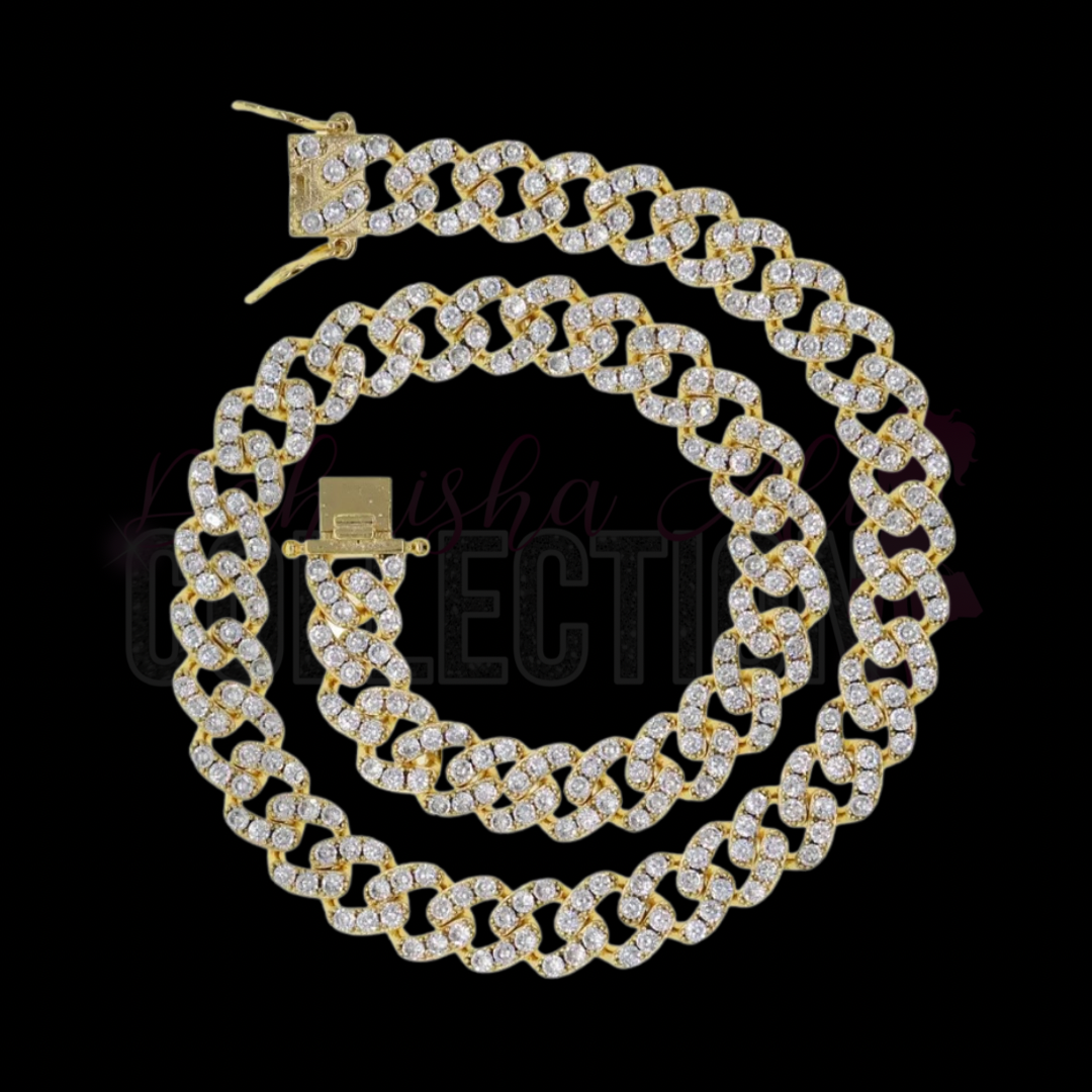 Encrusted Cuban Link Necklace