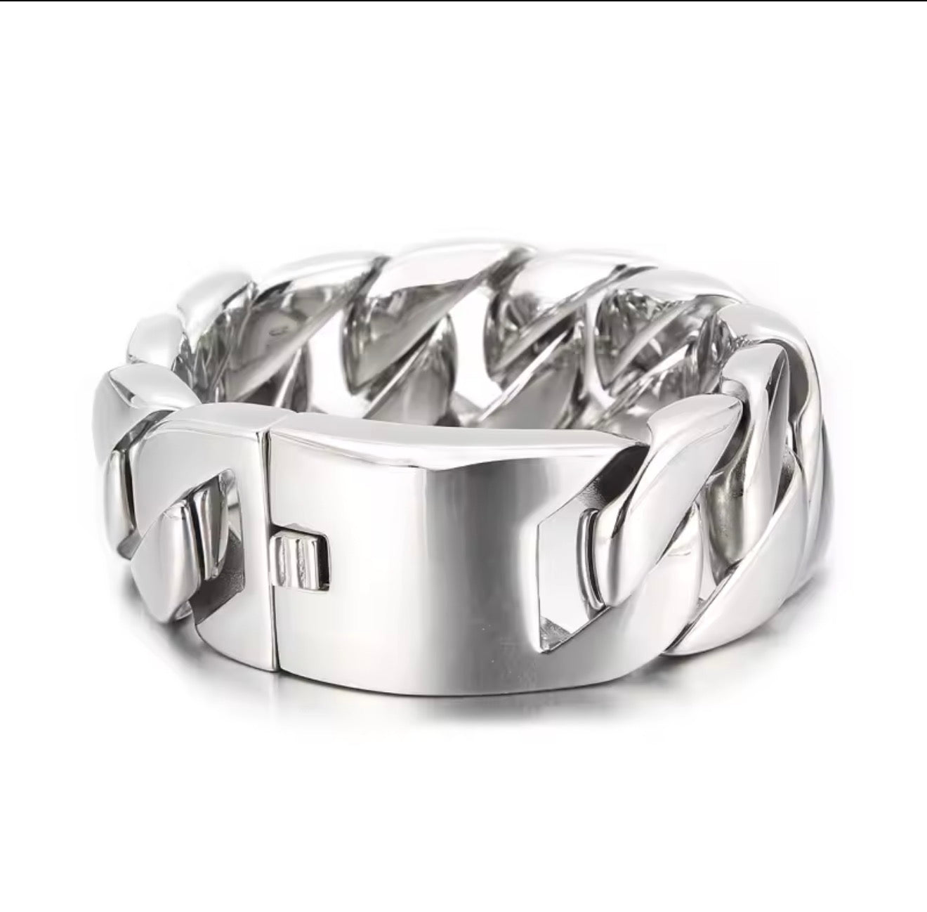 Plain jane | 20mm cuban bracelet