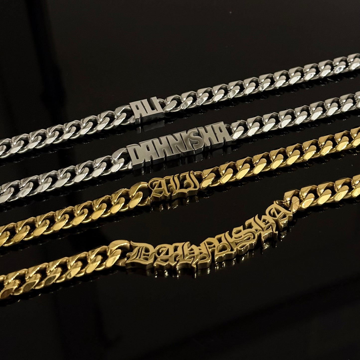 Savannah | custom cuban nameplate necklace