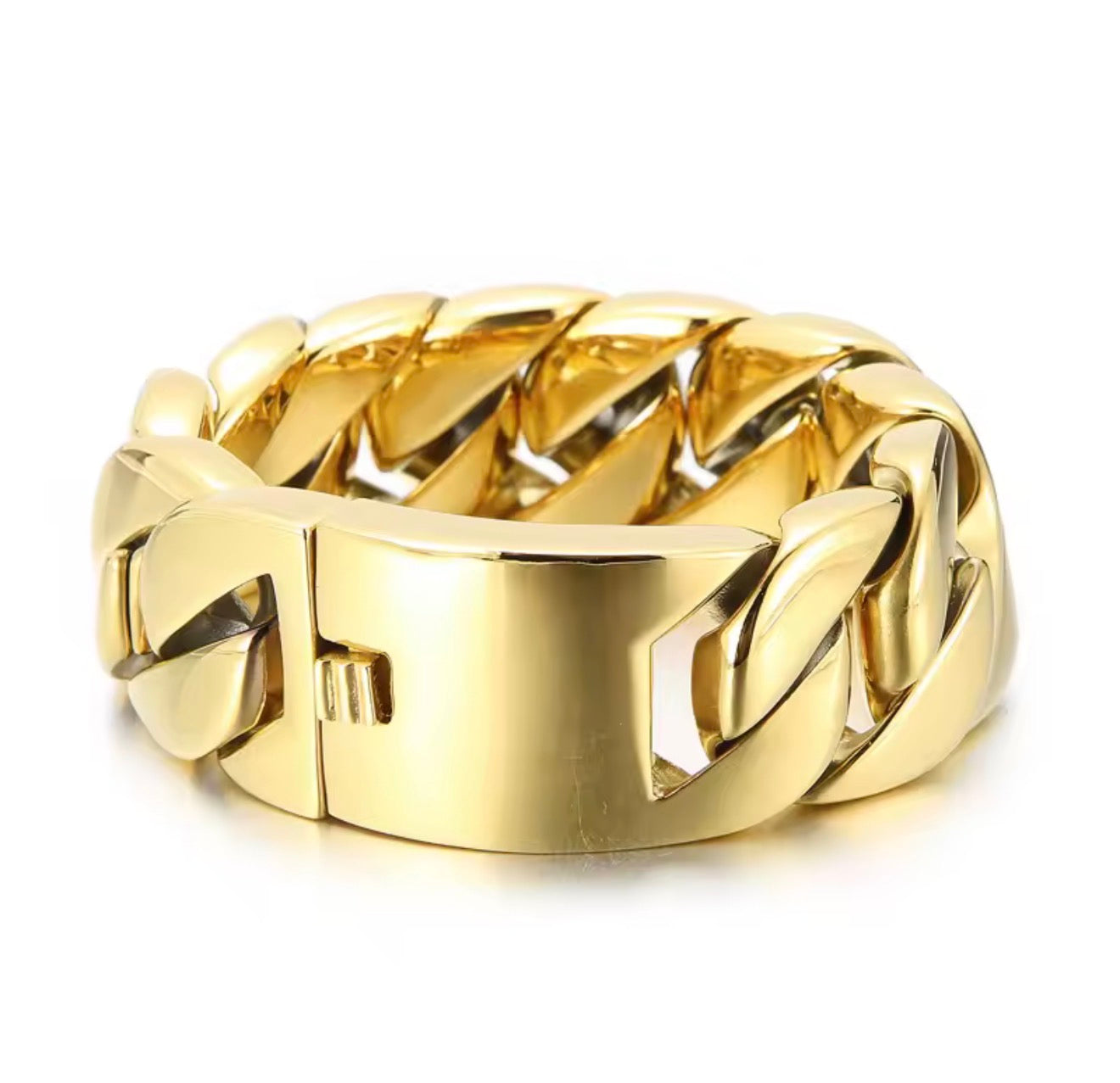 Plain jane | 20mm cuban bracelet