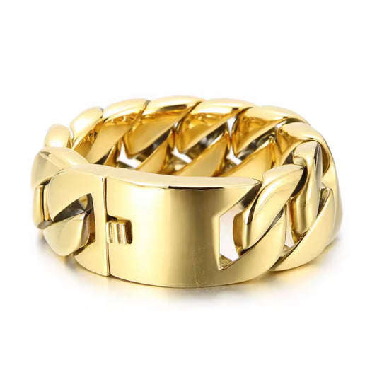 Plain jane | 20mm cuban bracelet