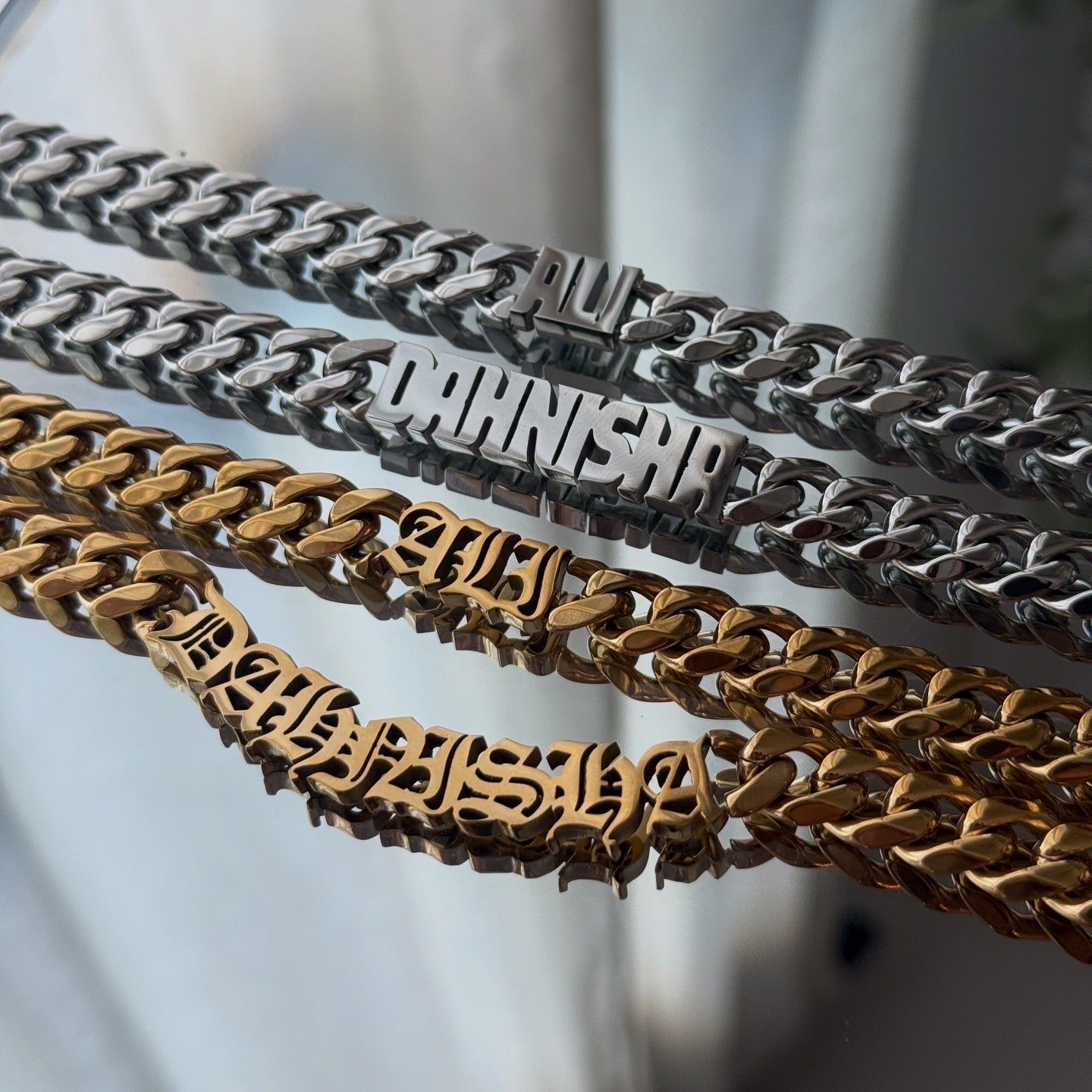 Savannah | custom cuban nameplate necklace