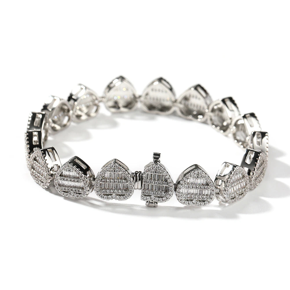 Cupid Crushed Baguette Bracelet