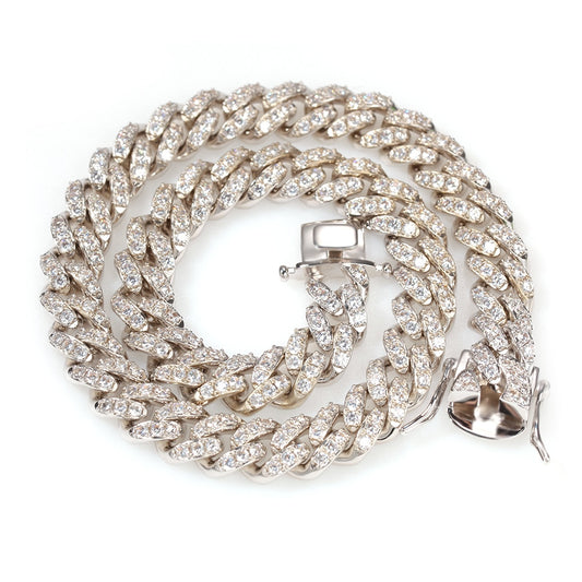 Encrusted Cuban Link Necklace