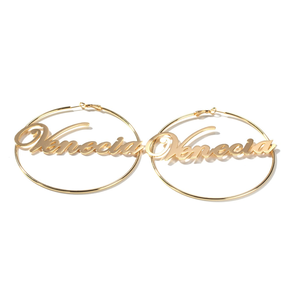 Personalize Me Name Earrings