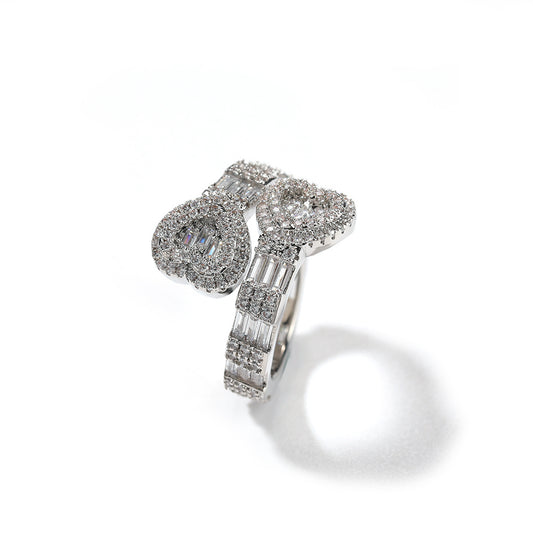 Cupid Baguette CZ Ring