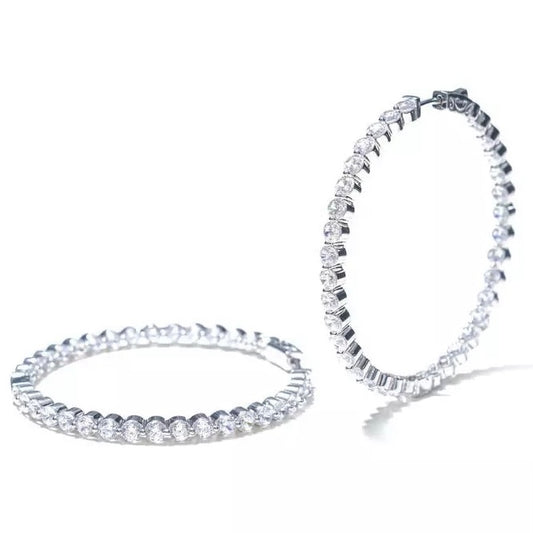 Diamanté 60mm Hoops