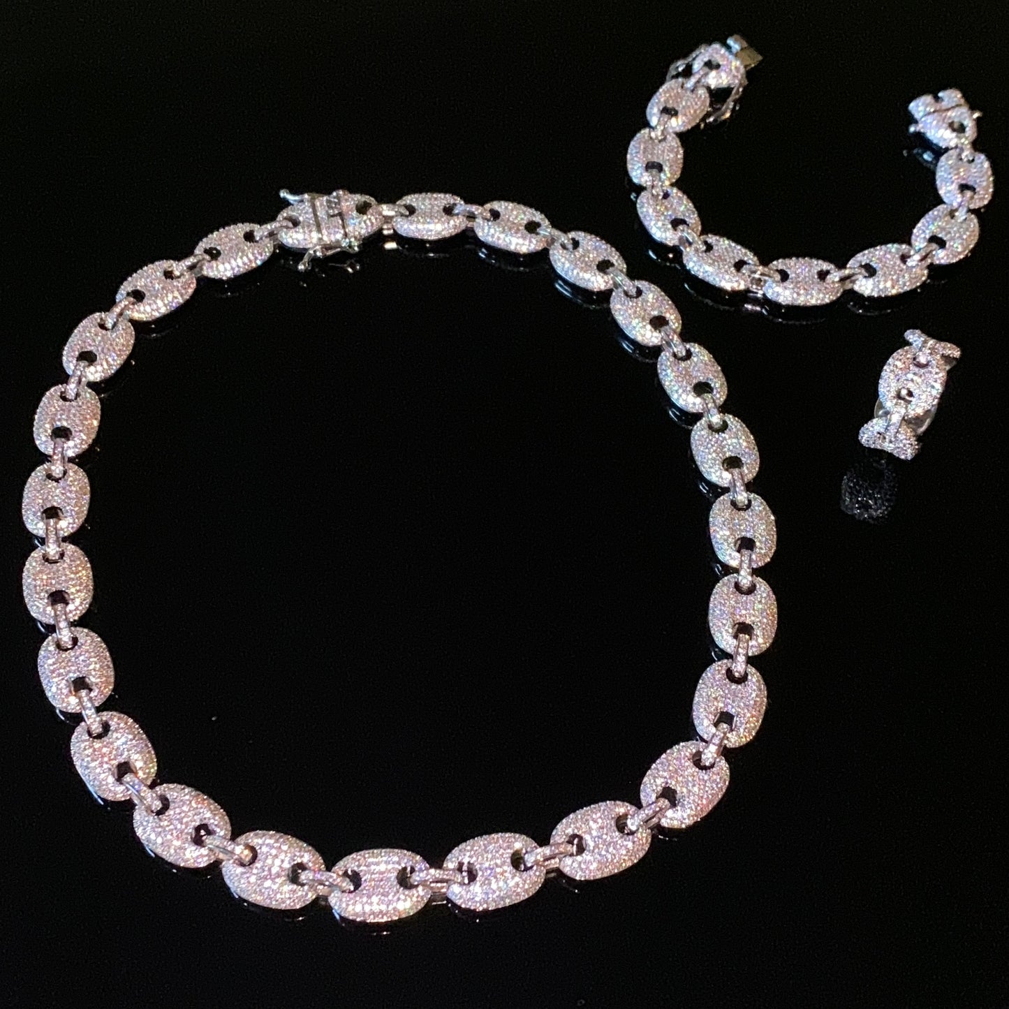 Cz Bean Necklace