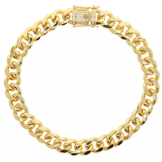 Stainless Diamond Hook Cuban Choker