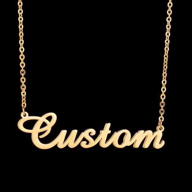 Stainless Steel Personalized Necklace