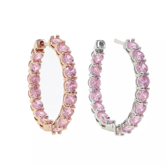 Diamante Mini Hoops