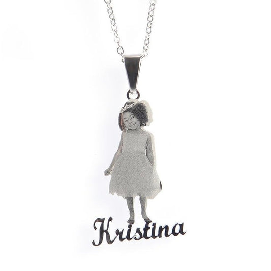 Personalized Photo & Name Necklace