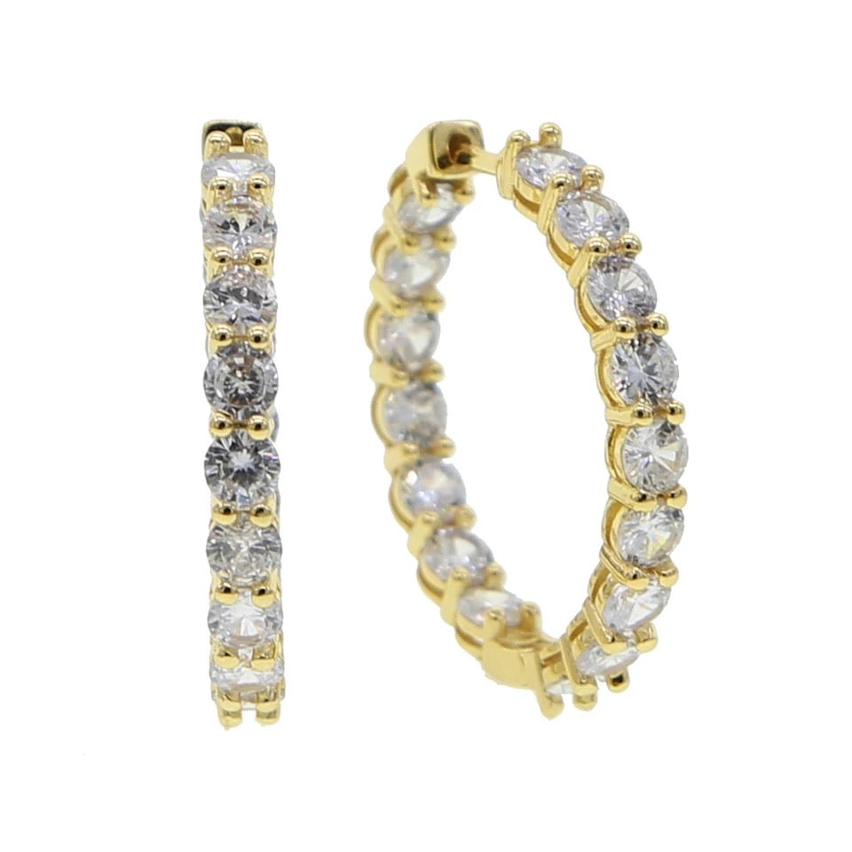 Diamante Mini Hoops