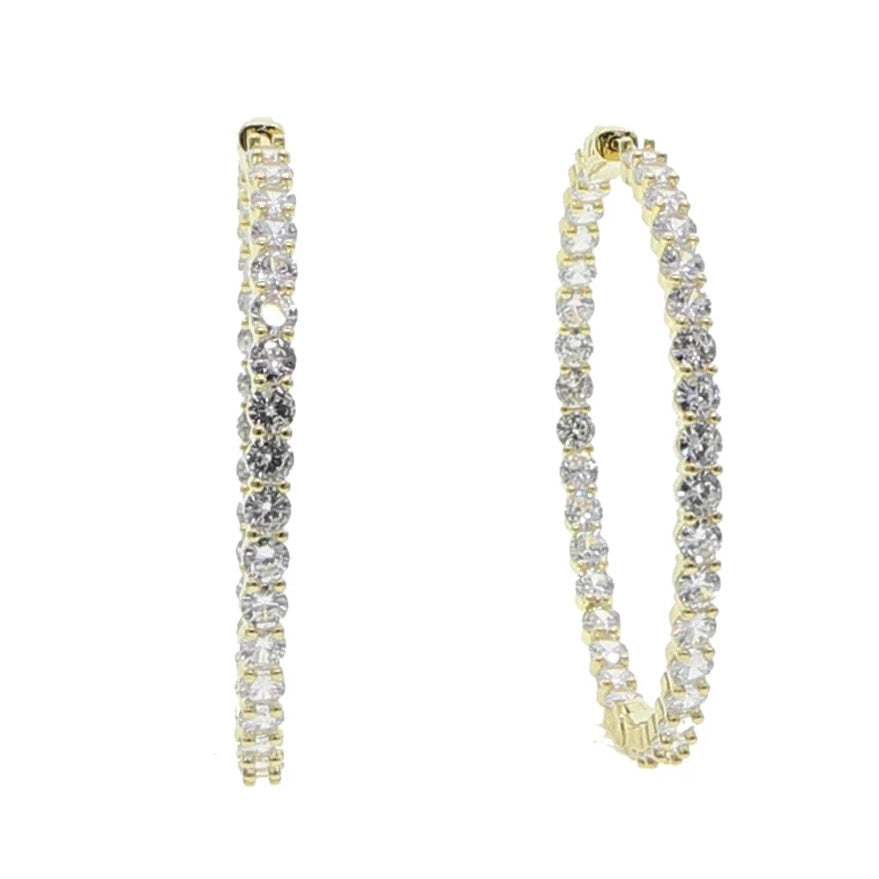 Diamanté 60mm Hoops