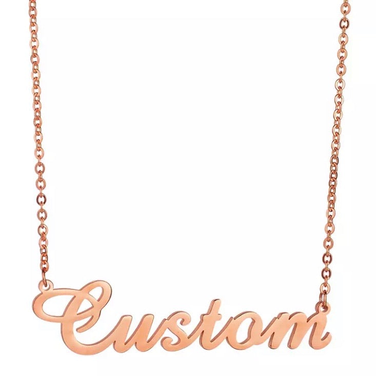 Stainless Steel Personalized Necklace