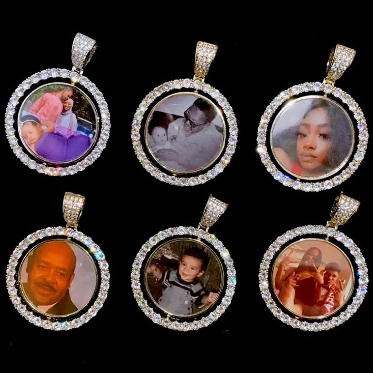 Classic Rotation Photo Pendant